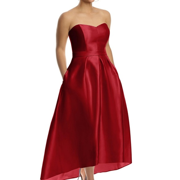 ALFRED SUNG Dresses & Skirts - Alfred Sung high-low dress in flame red- D699- New ALFRED SUNG Dresses & Skirts - Alfred Sung high-low dress in flame red- D699- New